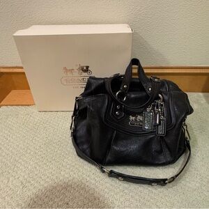 Authentic Coach Madison Audrey Leather Satchel